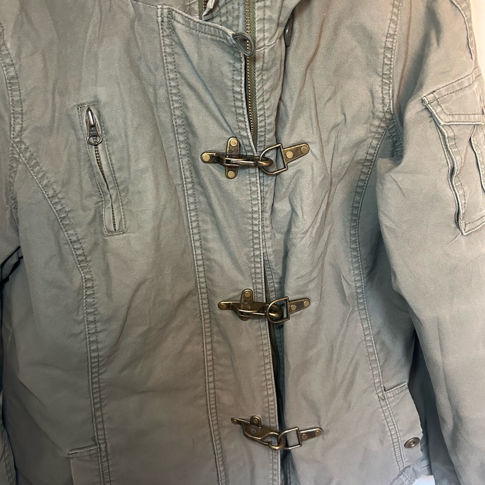 Vintage Old Navy fishermans hook clip jacket - Picture 3 of 8